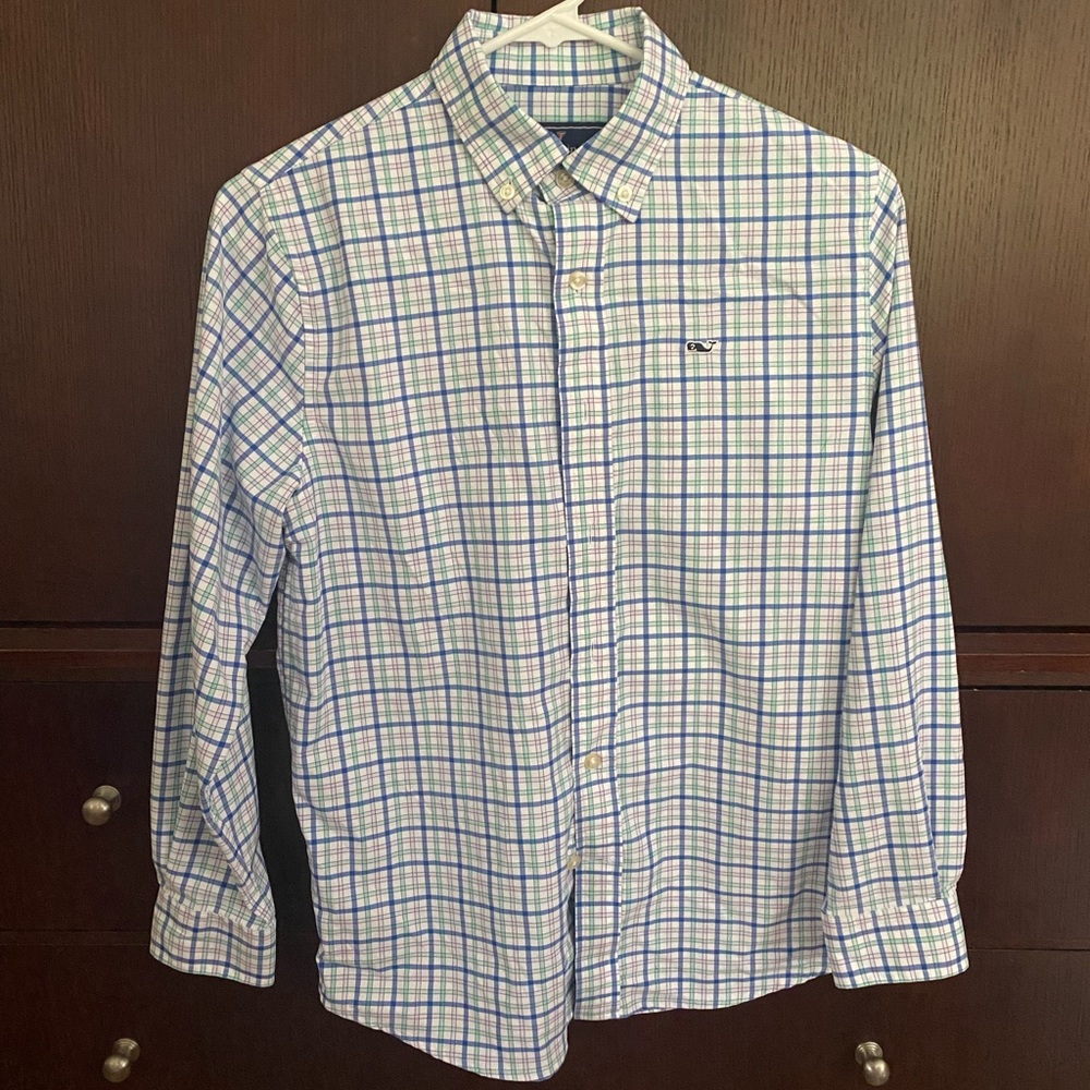 Boys vineyard fines button down